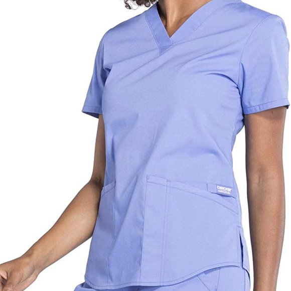 Cherokee Workwear Professionals Scrubs Top - Picture 1 of 7